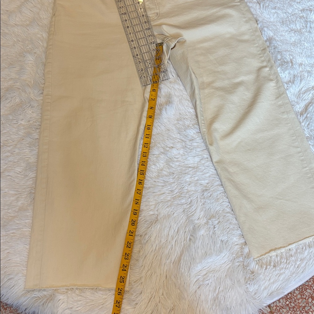 Madewell Curvy 90s Straight Waist 32 raw edge hem Crop - Picture 12 of 14